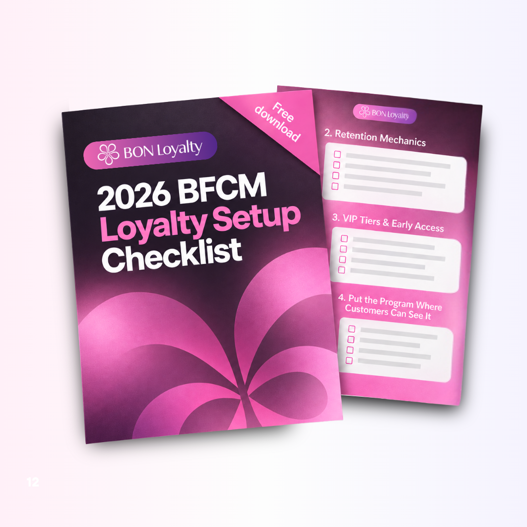 2026 BFCM Loyalty Setup Checklist