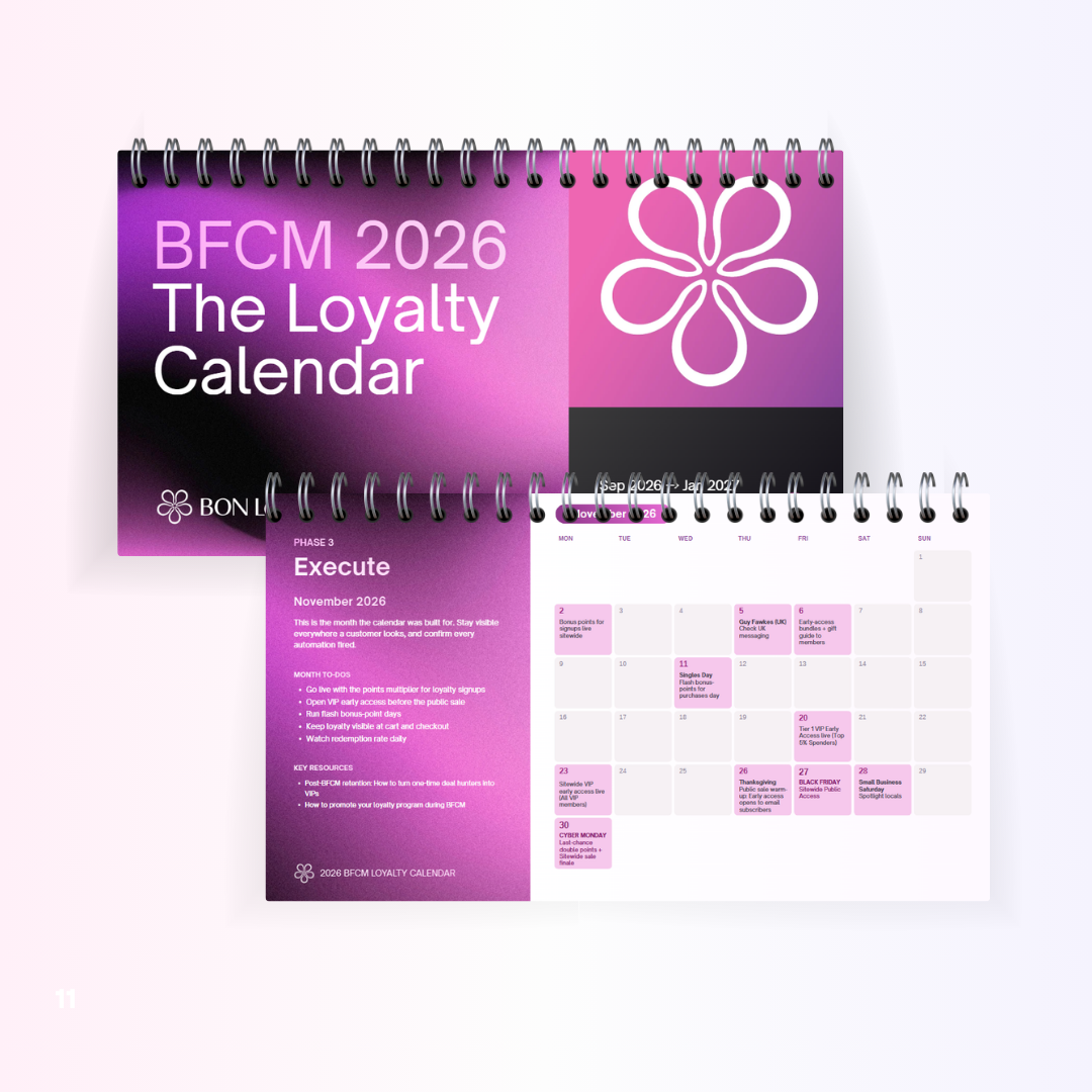 BFCM 2026 Loyalty Calendar